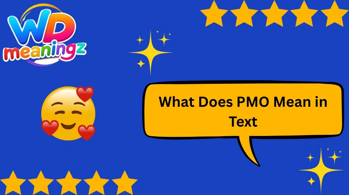 What Does PMO Mean in Text