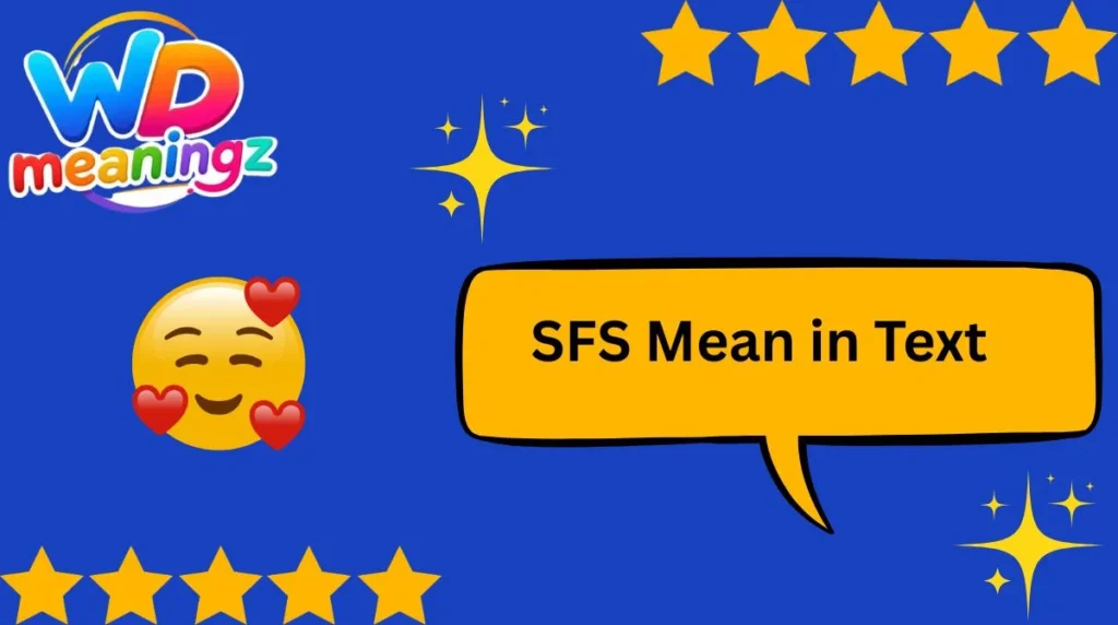 SFS Mean in Text