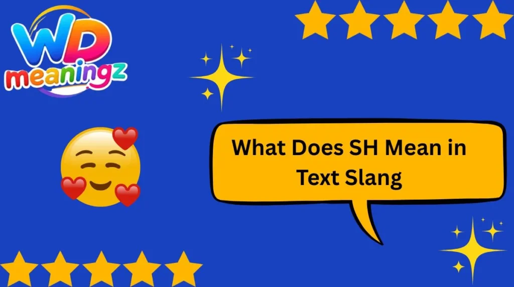 What Does SH Mean in Text Slang